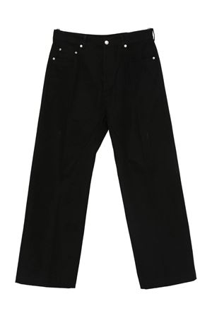 Jeans in cotone whipcord nero RICK OWENS | RR02E1333CTW09